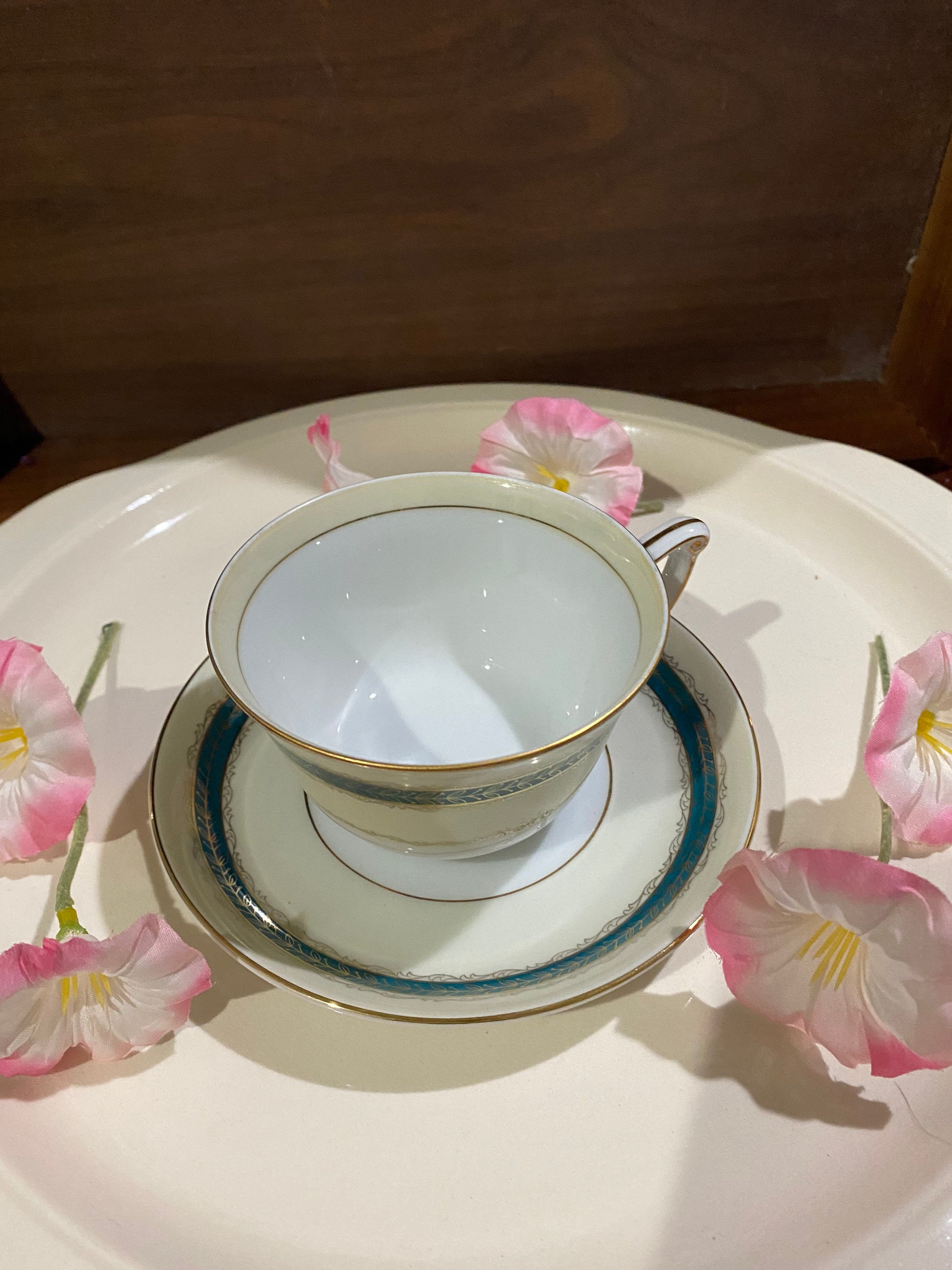 Narumi Bone China Cup and Saucer Set Made in Occupied Japan - Etsy