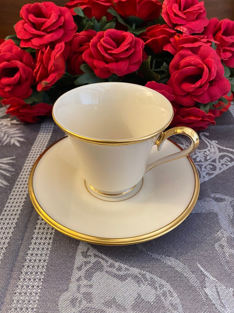 Lenox Eternal Teacup and Saucer