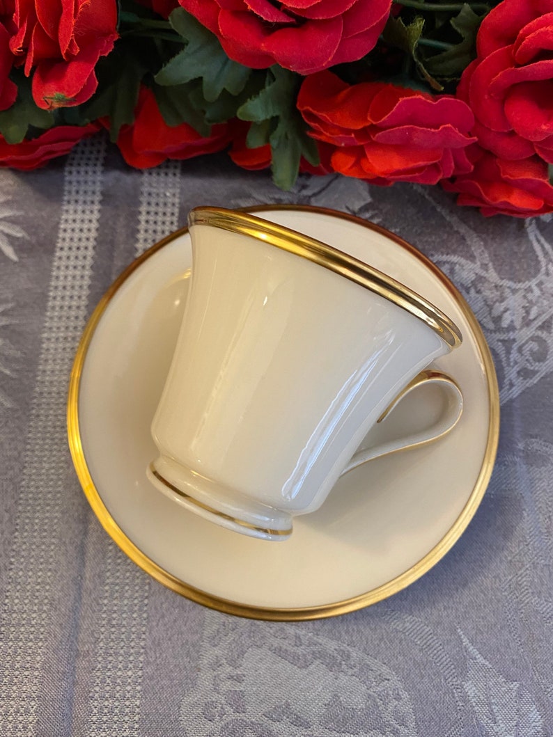 Lenox Eternal Teacup and Saucer - Thumbnail 5
