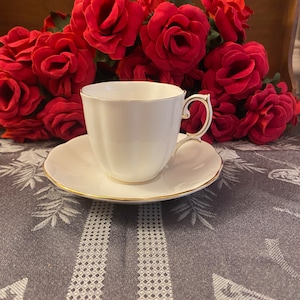 Royal Albert Bone China Val D’or Teacup and Saucer