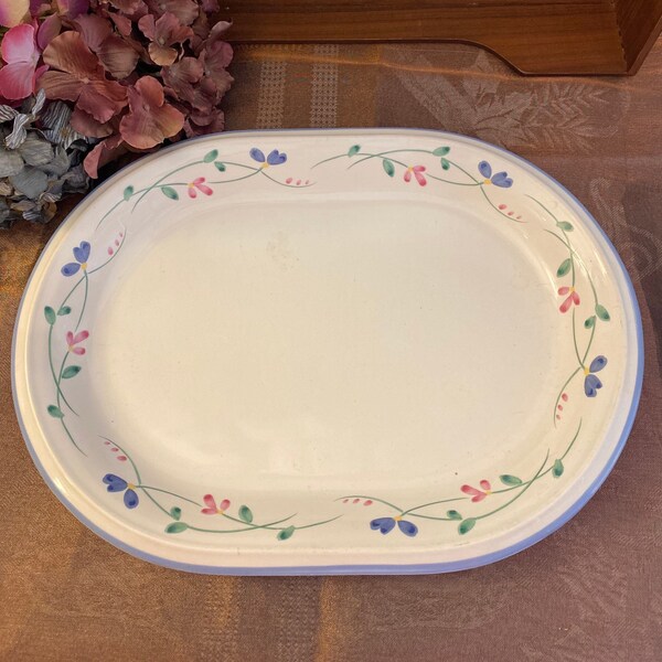 Allegro Stoneware Hearthside Oval Vegetable Serving Dish