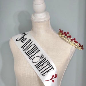 The Bachelorette Sash | Final Rose Bridal Shower Party | Hen Party | The Bachelor | Wedding | Engagement | Gifts for Her | Bride to Be