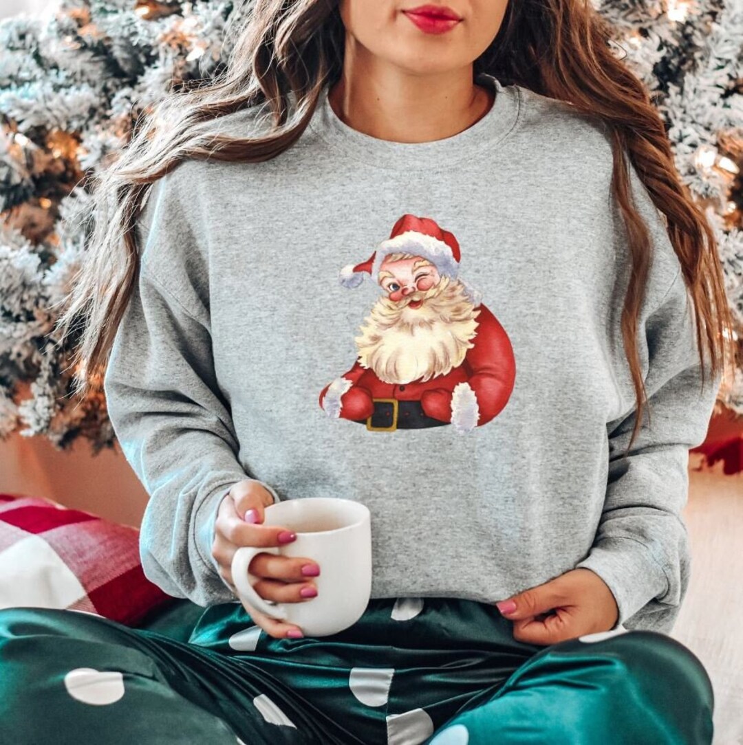 Santa Loves You So Do Them - Personalized Custom Sweatshirt