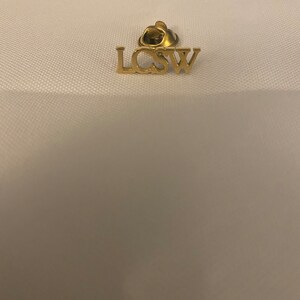 LCSW Pin - Licensed Clinical Social Worker Gift - Etsy