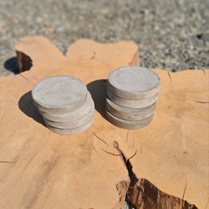 NEW! Minimalist Concrete Coasters – Handmade