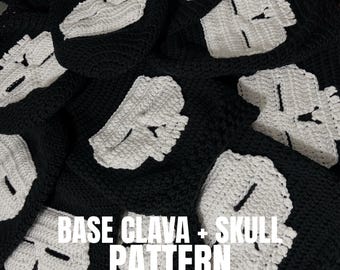 BASE CLAVA + SKULL pattern