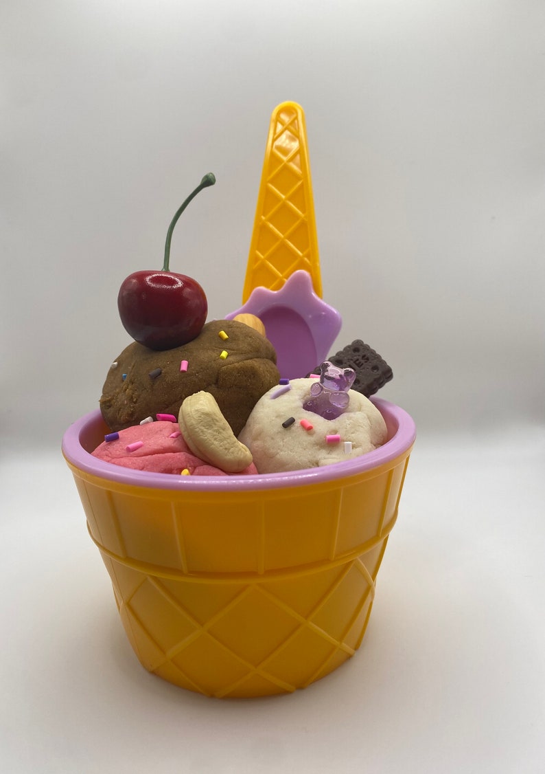 Play Doh Jars Play Doh Kit Ice Cream Birthday Gift Etsy