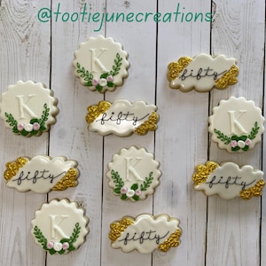 50th Birthday Cookies