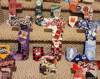 Custom Acceptance Letters - College, University, School, Dorm Decor, College Initials