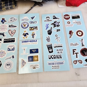 Custom University/College Stickers Fun