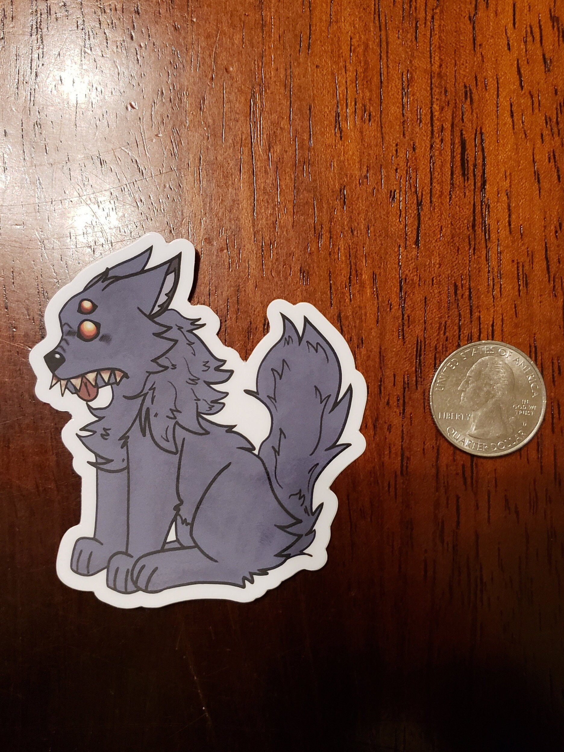Fear and Hunger - Moonless Sticker (F&H, Funger Wolf) - Etsy
