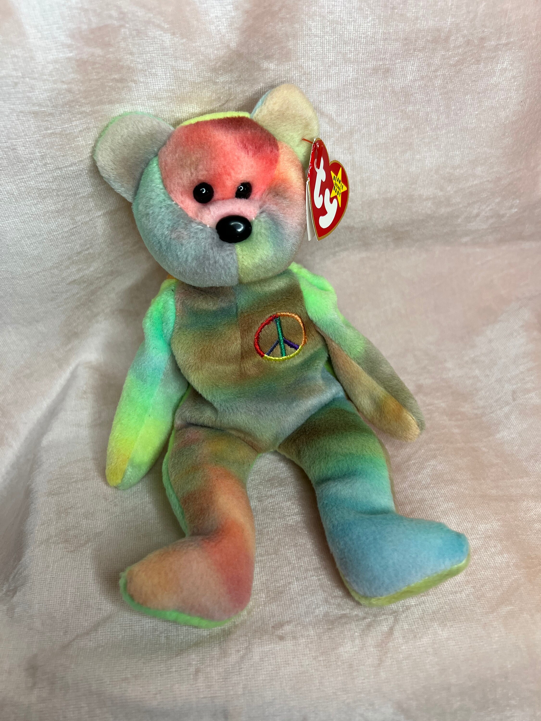 RARE Peace Beanie Baby With Tag Errors - Etsy RARE Peace Beanie Baby With Tag Errors - Etsy