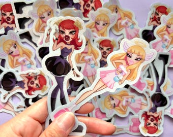 Stickers Coiffeur Diabolique Bratz Coiffeur Ange