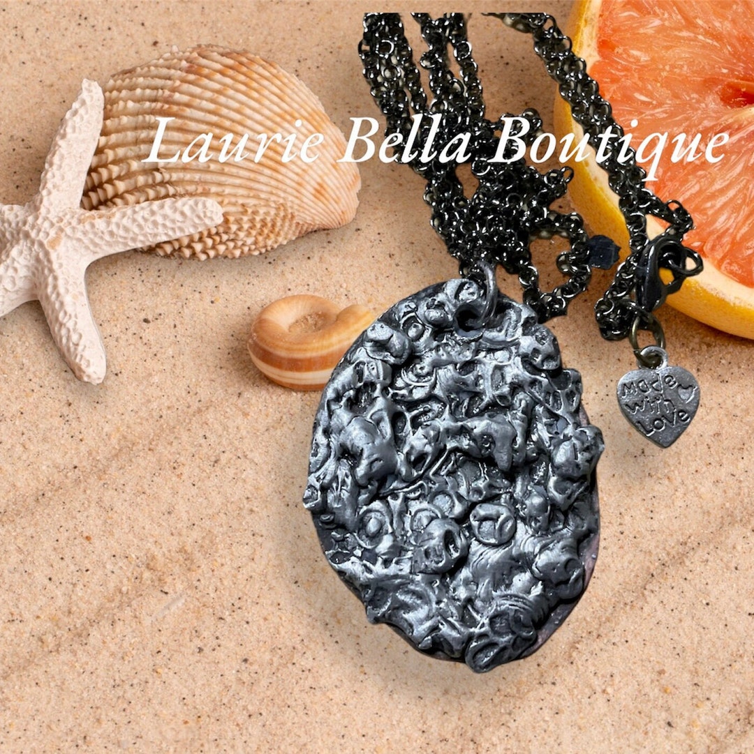 Oval Lead Free Solder Necklace Etsy