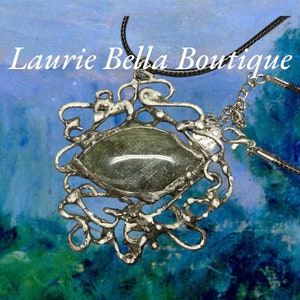 Labradorite Crystal Soft Solder Necklace