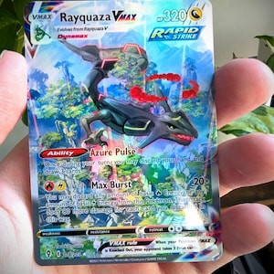 Rayquaza Alt Art SHINY Modifier l'illustration complète personnalisée PROXY