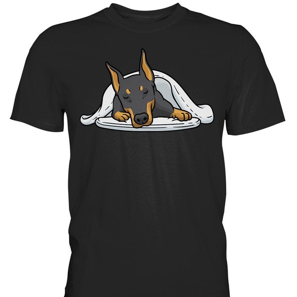 Dobermann Hund Schlafshirt Pyjama Dobermann Geschenk - Premium Shirt