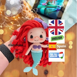 Crochet Pattern Mermaid Amigurumi Pdf English