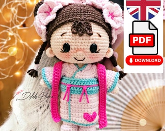 Patrón De Ganchillo Sakuraella Amigurumi Pdf Inglés