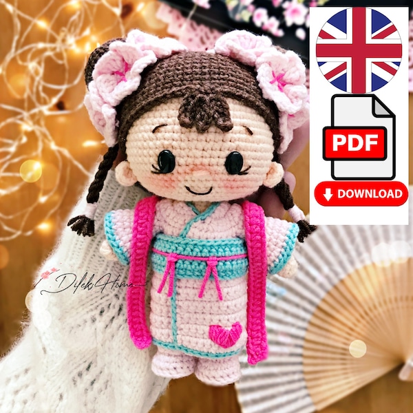 Crochet Pattern Sakurella Amigurumi Pdf English