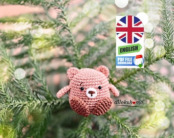 Häkelanleitung Baby Bär Amigurumi Puppe oder Schlüsselanhänger Pdf