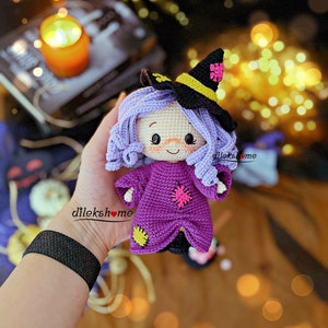 Tiny Sugar Witch Amigurumi Toys