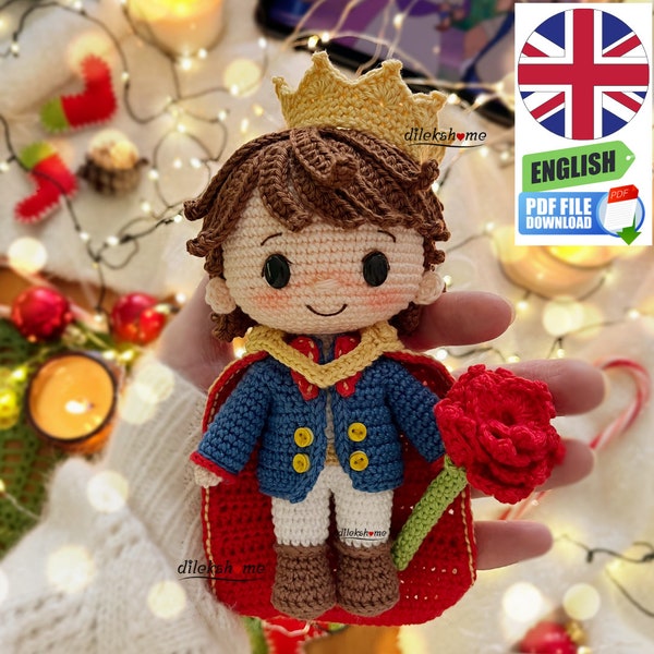 Crochet Pattern Prince Doll Amigurumi Pdf English