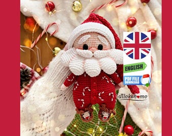 Crochet Pattern Santa Claus Amigurumi Pdf English
