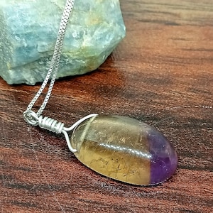Natural Ametrine Pendant, Ametrine Pendant Necklace Jewelry, Crystal Pendant, Ametrine Gemstone Pendant, Gift For Her, 925 sterling silver.