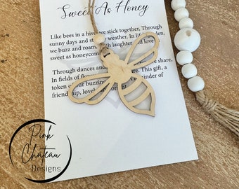 Sweet As Honey: Hummel Ornament SVG Schnittdatei + PDF Druck | Glowforge und Lightburn getestet