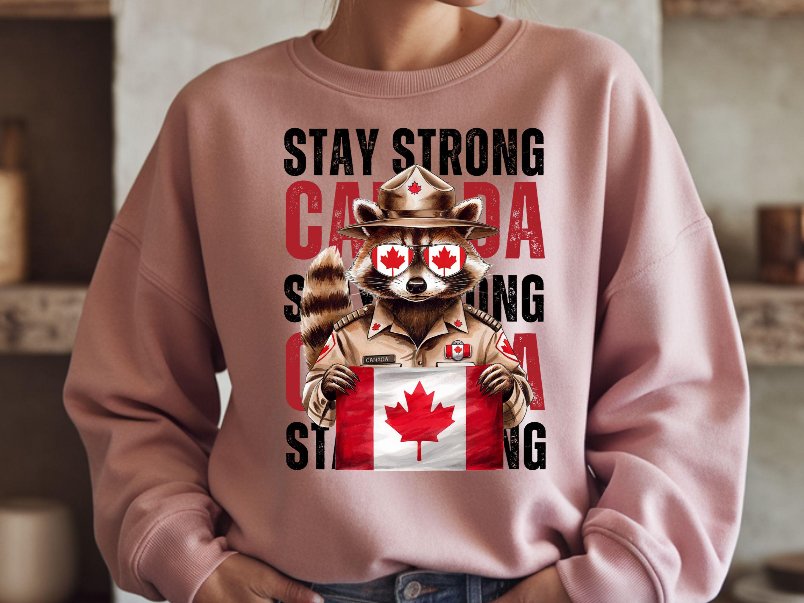 Canada Raccoon Mountie Digital Art: Canadian Pride (PNG) - Etsy