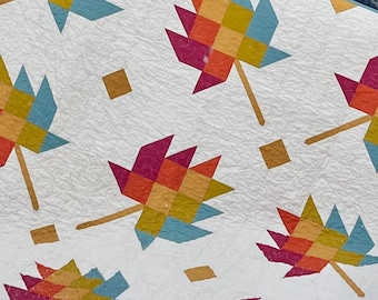 Warm Woodlands Quilt Pattern (PDF): Beginner