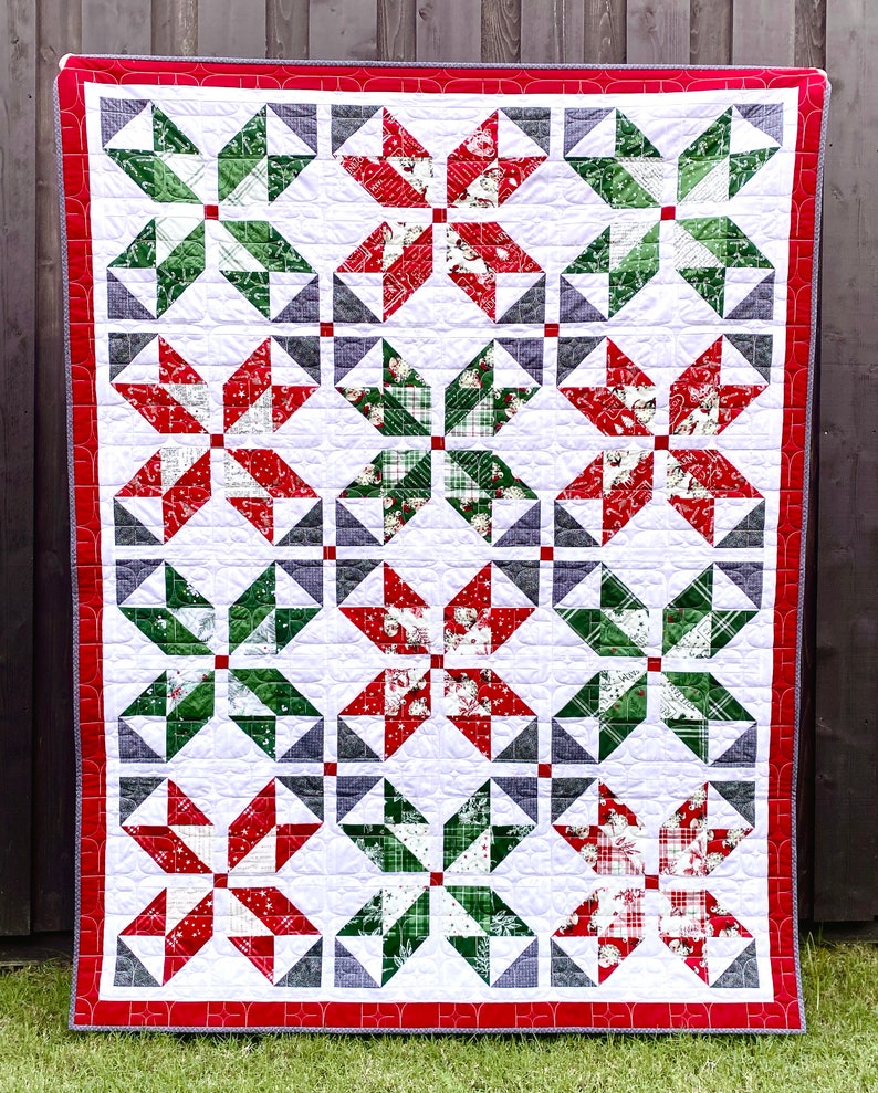 First Edition Star of Wonder Quilt Pattern (PDF): Beginner and Fat ...