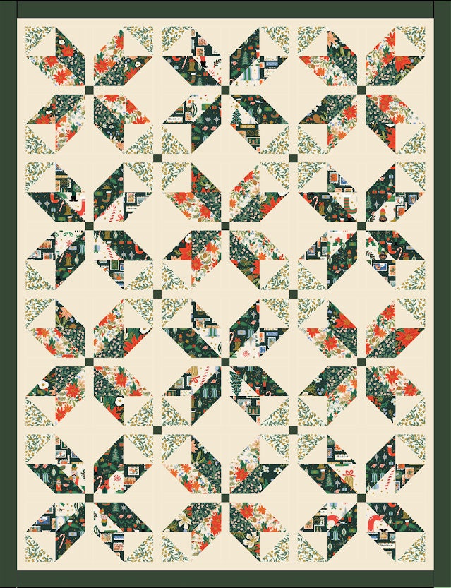 Star of Wonder Quilt Pattern (PDF): Beginner and Fat Quarter Friendly ...