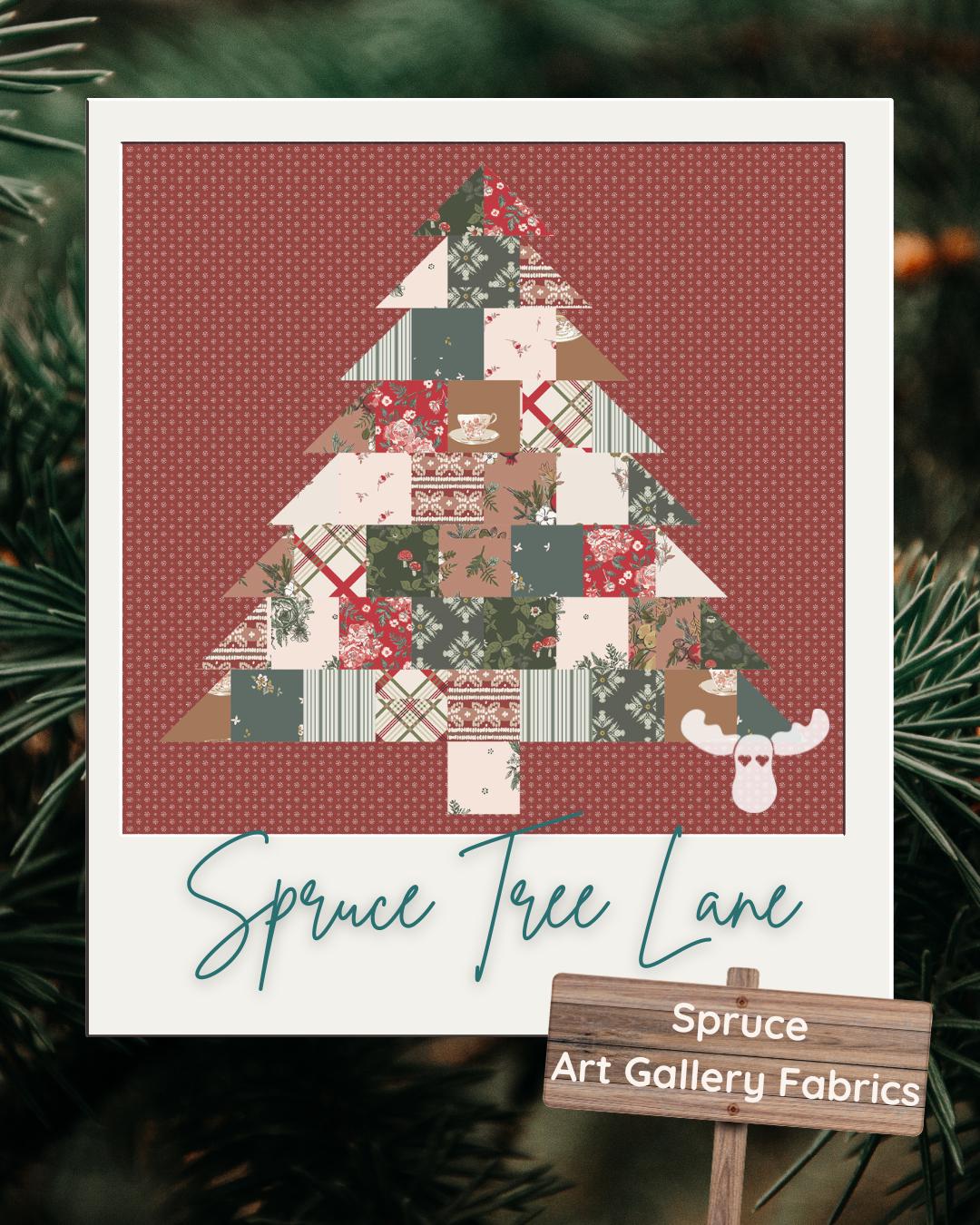 Spruce Tree Lane Quilt Block Pattern (PDF Download) - Etsy