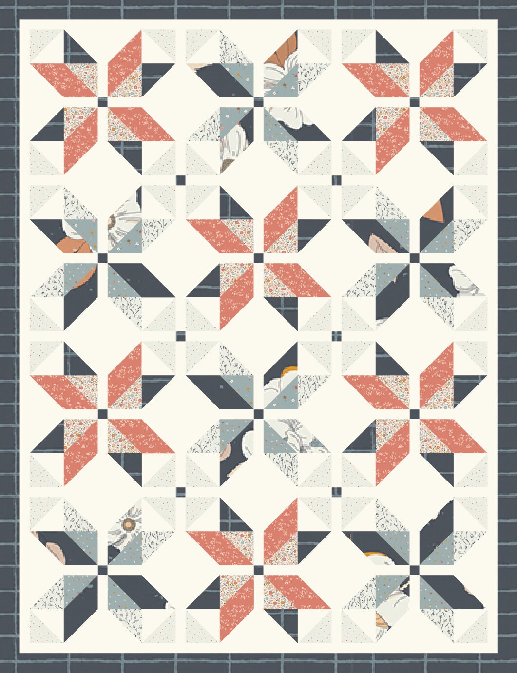 First Edition Star of Wonder Quilt Pattern (PDF): Beginner and Fat ...