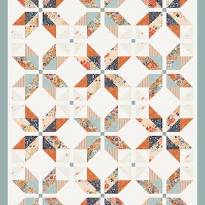 Star of Wonder Quilt, Beginner and Fat Quarter Friendly