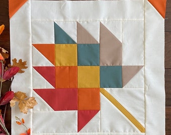 Warm Woodlands Quilt Block (PDF)