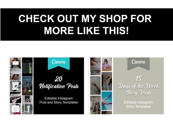 20 New Post Story Ideas, Instagram Story Templates, Canva Blogger Template, Fashion  Influencer Content 