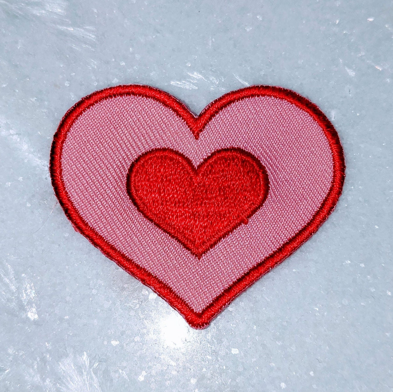 Heart Embroidered Applique Patch,embroidery Heart Patch for