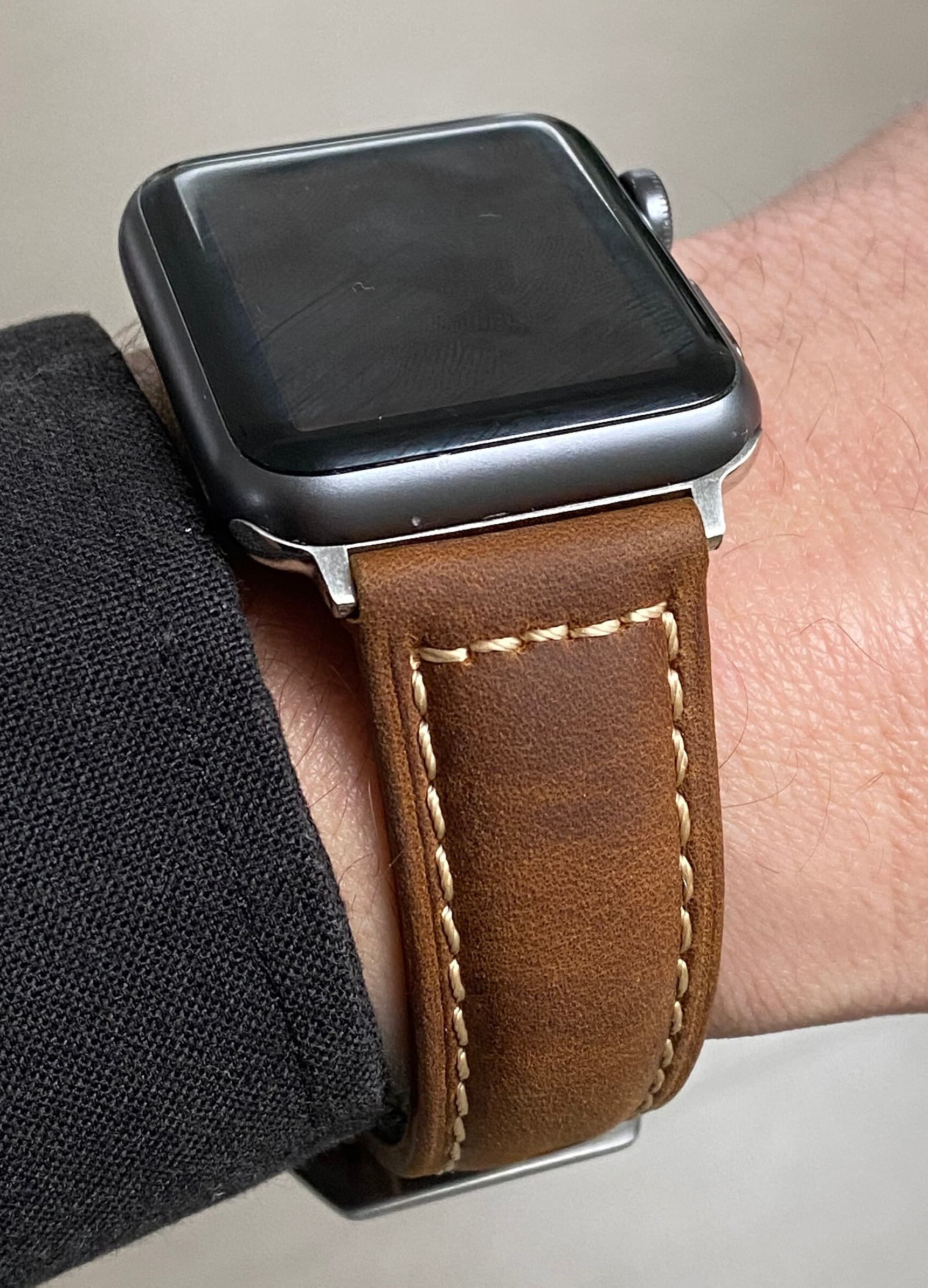 Leather band for hotsell apple watch 4