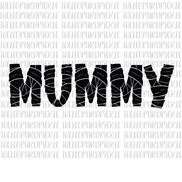 Mummy Halloween PNG file, Halloween Sublimation, **PNG Digital File**