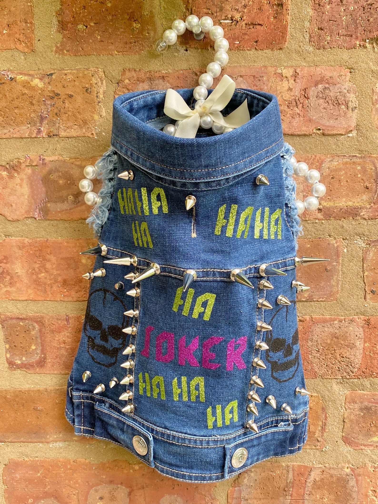 Dog Jean Jacket Dog Jean Vest Pet Denim Jacket Pet Denim Etsy