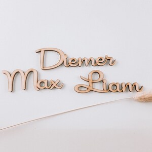 Letreros de madera personalizados con nombres de lugares – Tarjetas de lugares cortadas con láser para bodas, cenas, cumpleaños o fiestas – Decoración de mesa única