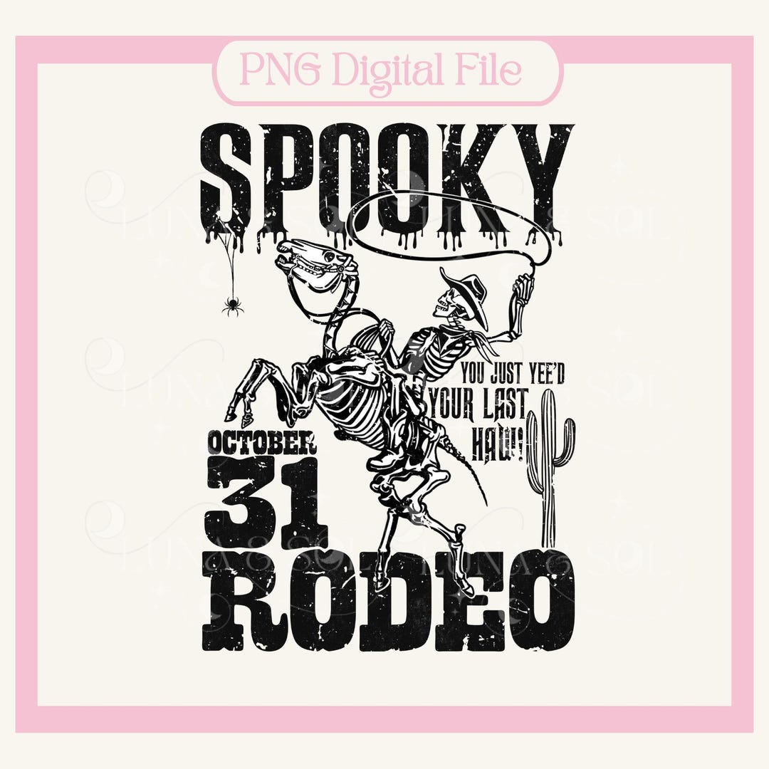Western Halloween Png,cowboy Png,spooky Rodeo Png,fall Png,cowboy ...