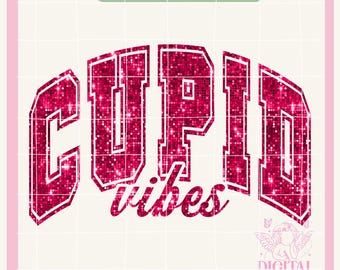 Sztuczny cekinowy Kupidyn Kupidyn PNG Walentynki Sublimacja Cyfrowy Projekt Pobierz-kupid png, xoxo png retro png, koszulka vday png