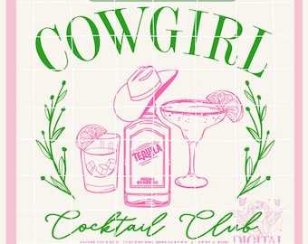 Cowgirl Cocktail Club,Western Summer png,Cowgirls PNG Country Tshirt Design Western Png Country png Cowgirl png Howdy png,retro cowgirl png