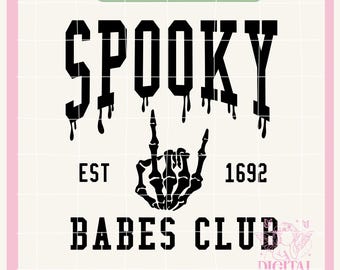 Halloween SVG Png,Spooky Babes Svg,Salem SVG png,Witchy Designs,Witch SVG,Vintage png,Spooky Svg Png,Halloween Designs,Spooky Season Svg