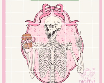Coquette Skeleton,Cherry png,Cherry bow png,Soft Girl Era png,Pink Bow,Aesthetic Png,Ribbon,Girlie Png,Vday png,Social Club png,coquette