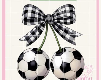 Fútbol coqueta png, Cereza png, Lazo de fútbol png, De moda png, Diseño deportivo png Estético png, Línea lateral, Día del juego png Mamá deportista png